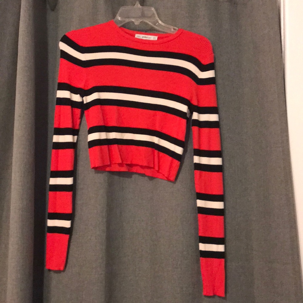 Zara ribbed crop top